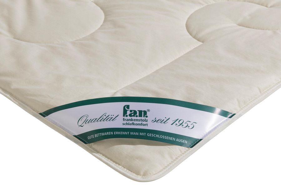 fan Naturhaarbettdecke "Wolle Anti Milbe" leicht Füllung 97Wolle3sonstigeFa günstig online kaufen