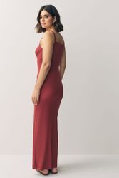 Next Trägerkleid Geripptes Maxikleid mit schmalen günstig online kaufen