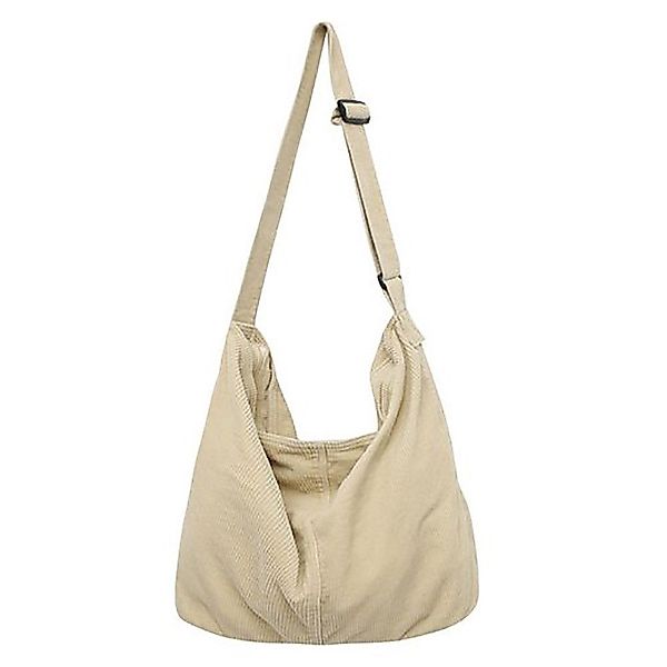 FOUORTUNATE-BEE Schultertasche Cord Umhängetasche Casual Crossbody günstig online kaufen