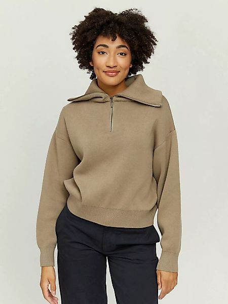 MAZINE Strickpullover Inha Zip Troyer pulli pullover sweatshirt günstig online kaufen