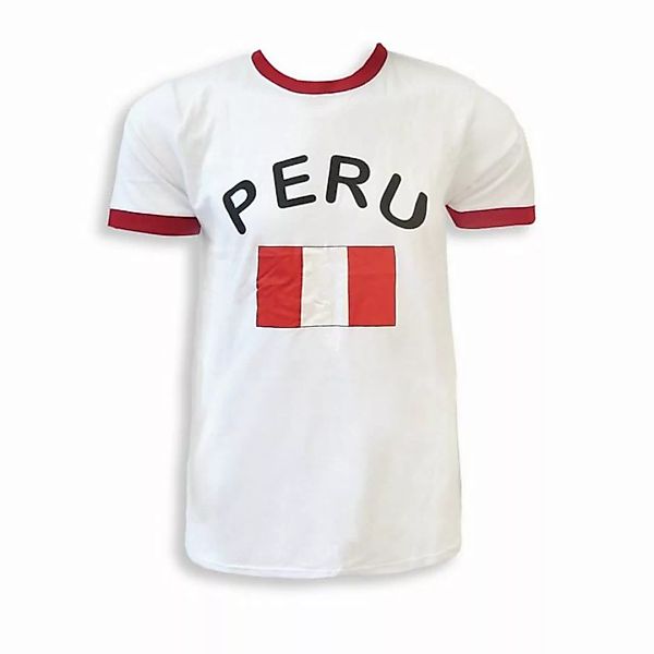Sonia Originelli T-Shirt Fan-Shirt "Peru" Unisex Fußball WM EM Herren T-Shi günstig online kaufen