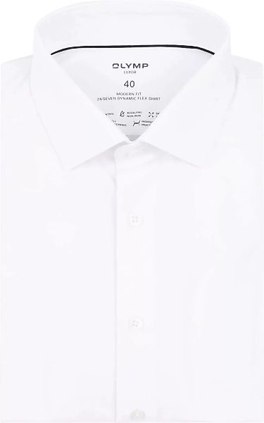 OLYMP Luxor 24/Seven Hemd Weiß - Größe 43 günstig online kaufen