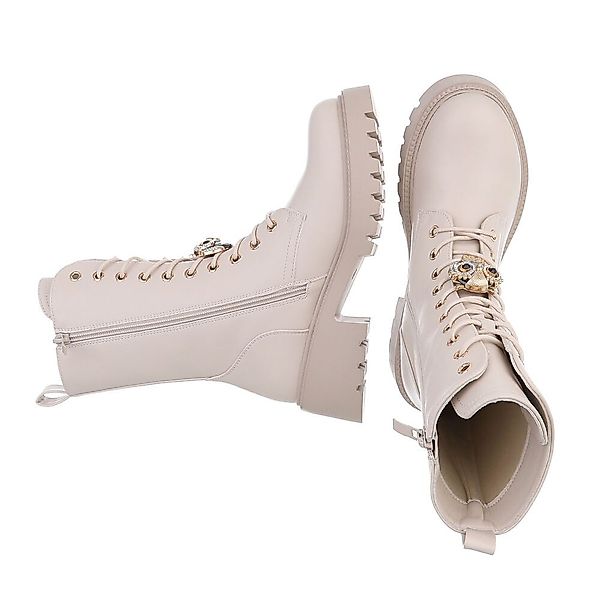 Ital-Design Damen Schnürschuhe Freizeit Schnürstiefelette (87118125) günstig online kaufen