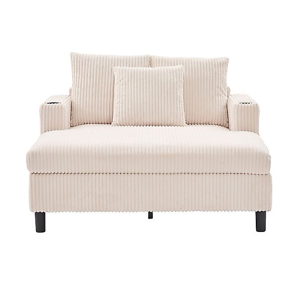 LVHOM Polsterliege XXL Relaxsessel mit LED-Licht günstig online kaufen