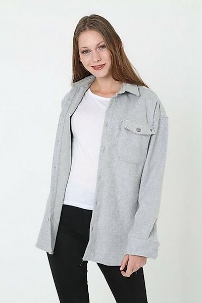 cofi1453 Hemdbluse Moderne Damen Hemdjacke Freizeithemd Oversize günstig online kaufen