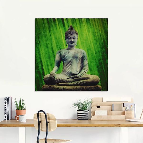 Artland Glasbild »Buddha«, Religion, (1 St.), in verschiedenen Größen günstig online kaufen