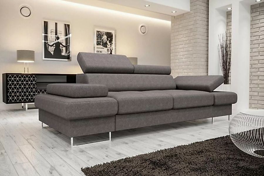 JVmoebel Sofa Design Sofa 3 Sitzer Multifunktion Couch Polster Schlafsofas günstig online kaufen