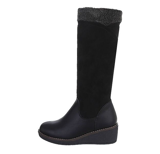 Ital-Design Damen Freizeit Keilstiefel (81809805) Keilabsatz/Wedge Keilstie günstig online kaufen