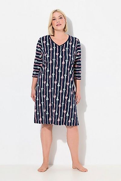 Ulla Popken Bigshirt Bigshirts 2er-Pack Rundhals/V-Ausschnitt günstig online kaufen