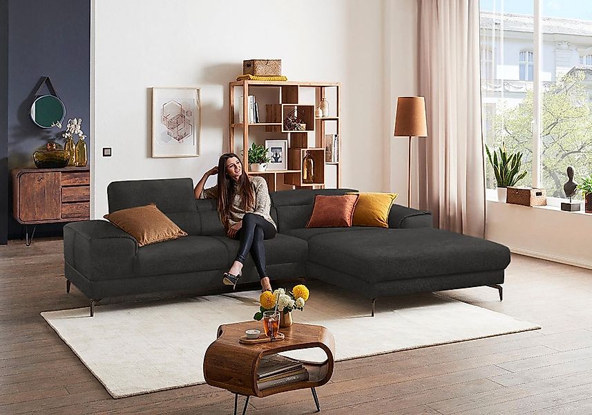W.SCHILLIG Ecksofa »piedroo, Designsofa mit tollem Sitzkomfort, elegant und günstig online kaufen