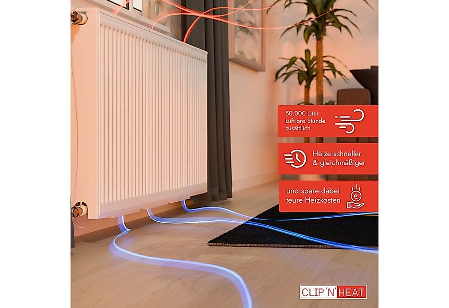 CLIP`N`SHADE Heizkörperventilator Double Set mit 2x Ventilator, Heizkörperv günstig online kaufen