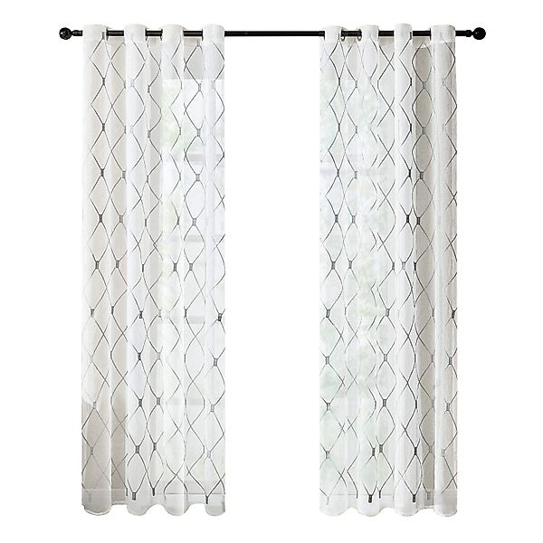 BYSURE Gardine (2 St), Ösen, transparent, günstig online kaufen