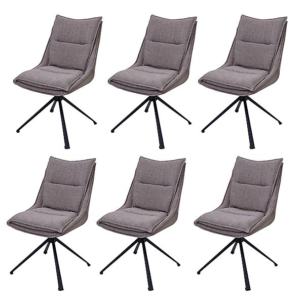 MCW Esszimmerstuhl N71 6er-Set Beige günstig online kaufen