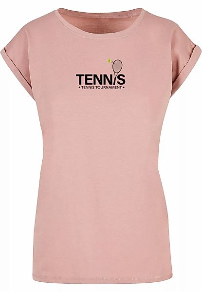 Merchcode T-Shirt "Merchcode Damen Ladies Tennis Racket Extended Shoulder T günstig online kaufen