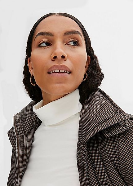 bonprix Langarmshirt schmale Passform, mit Rollkragen, ohne Verschluss günstig online kaufen