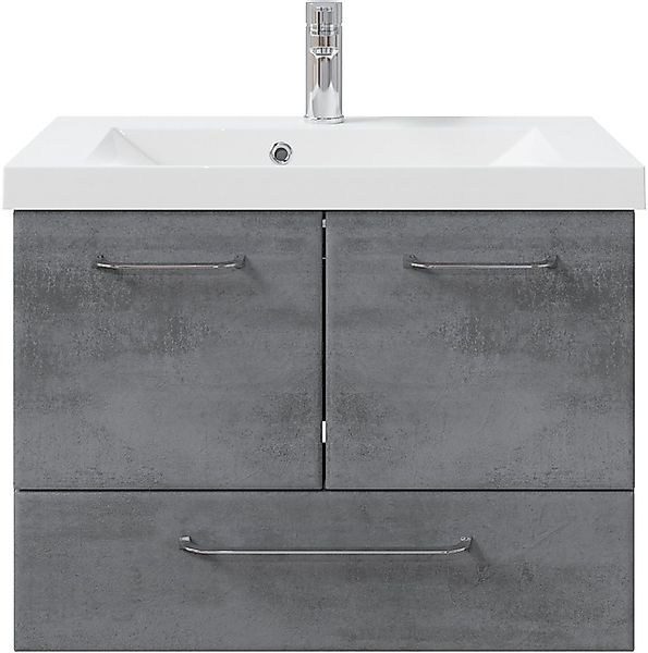 Saphir Badmöbel-Set »Quickset 945 Mineralmarmor-Waschtisch mit Unterschrank günstig online kaufen