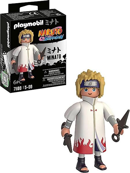 Playmobil® PLAYMOBIL Naruto 71109 Minato typischen weiß-roten Mantel Zwei K günstig online kaufen
