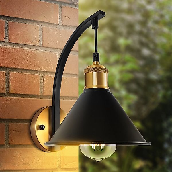 BlingBin Wandleuchte Retro Wandleuchte im Industrial günstig online kaufen