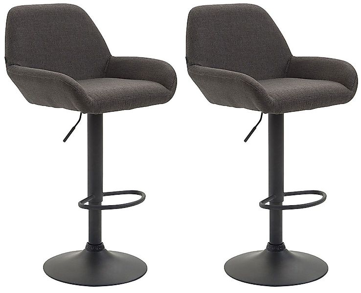 CLP Barhocker Braga Stoff (2er Set, günstig online kaufen