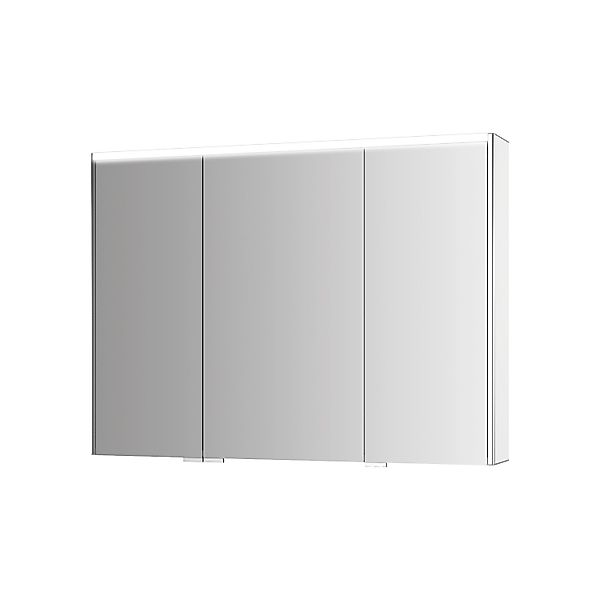 Jokey Spiegelschrank Alu III-HL LED 100 cm x 73,5 cm Weiß günstig online kaufen