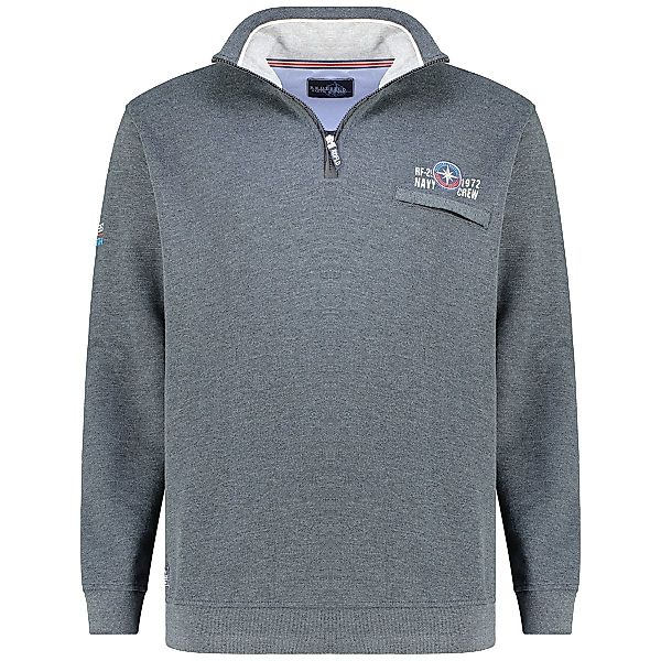 Redfield Sweatshirt aus Baumwollmischung Farbe dunkelgrau Größe: 7XL günstig online kaufen