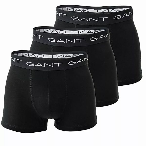 GANT Herren Boxer Shorts Trunk 3er Pack - Baumwolle, Weiß/Rot/Marineblau S günstig online kaufen