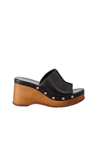 Next Signature Premium Plateau-Clogs aus Leder günstig online kaufen