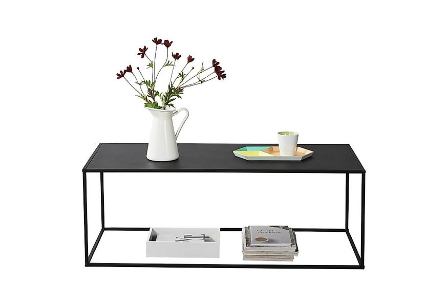 en.casa Couchtisch, »Mandal« Beistelltisch Sideboard schwarz günstig online kaufen