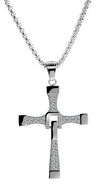 AKZENT Kette mit Anhänger Kless Edelstahl silber Damen wasserfest günstig online kaufen