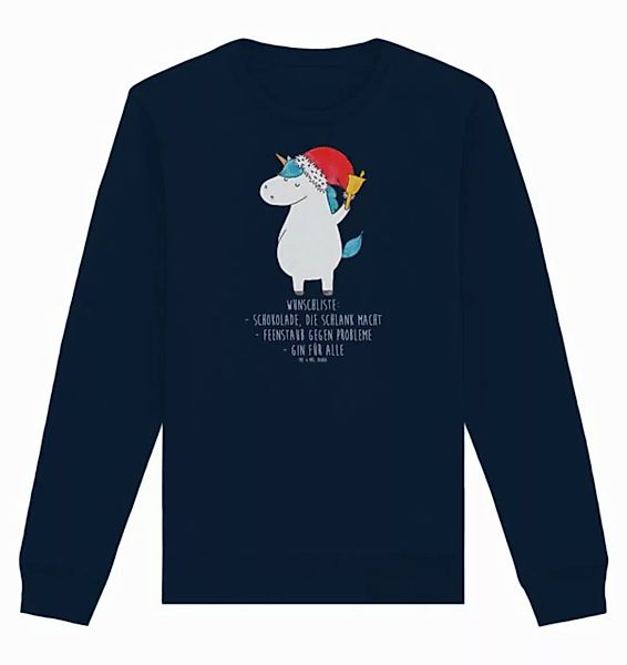 Mr. & Mrs. Panda Longpullover Größe XL Einhorn Weihnachtsmann - French Navy günstig online kaufen