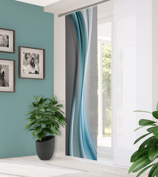 HOME in green Schiebegardine "ELANIA" Paneelwagen 2 Stk. tlg. SET DIGITALDR günstig online kaufen