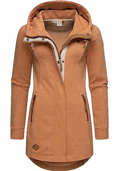 Ragwear Sweatjacke "Letty Intl.", Sportliche Kapuzenjacke mit Kunstleder-El günstig online kaufen