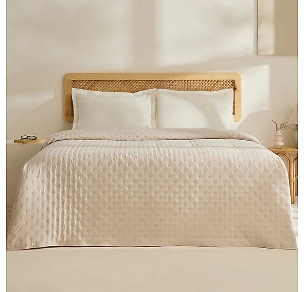 Karaca Home Tagesdecke Breezy Bettüberwurf Beige 160x240 cm günstig online kaufen