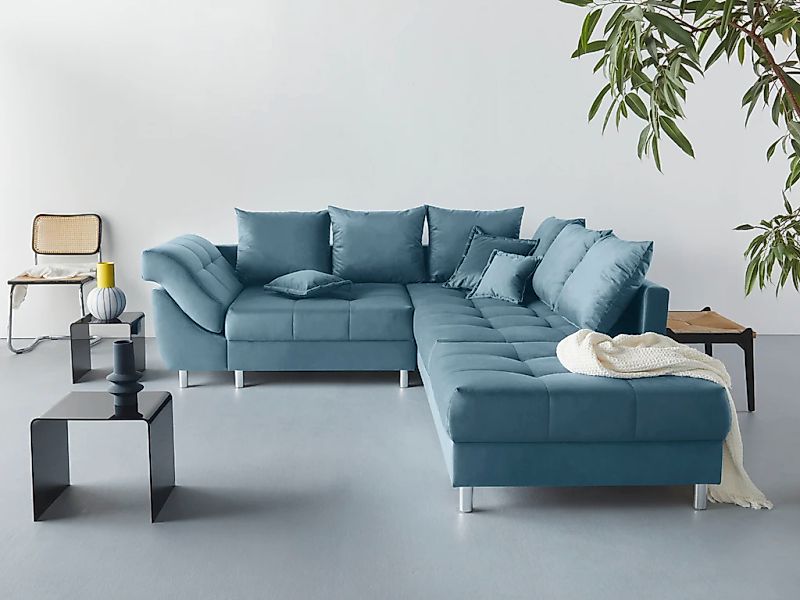 COLLECTION AB Ecksofa "(Spar-Set) Innsbruck L-Form und Hocker", (Spar-Set), günstig online kaufen