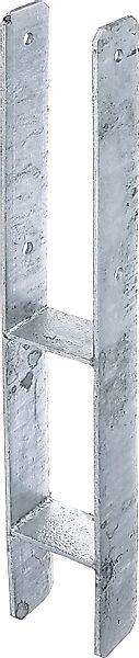 Alberts H-Pfostenanker Set, 2 Stk. tlg. feuerverzinkt, lichte Breite 81 mm, günstig online kaufen