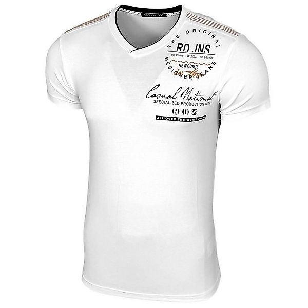 Baxboy T-Shirt Rundhals Vintage Kurzarm T-Shirt 1930 günstig online kaufen