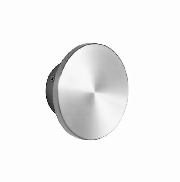 Wandleuchte Zenith Small metall silber / LED - Ø 12 cm - Metall - ENOstudio günstig online kaufen