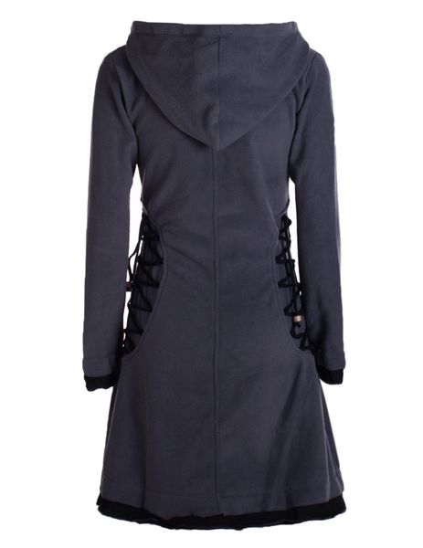 Vishes Zipfelkleid Extra warmes Damen Elfenkleid günstig online kaufen