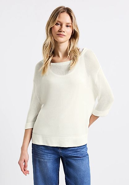 STREET ONE Strickpullover, mit 3/4 Ärmeln günstig online kaufen
