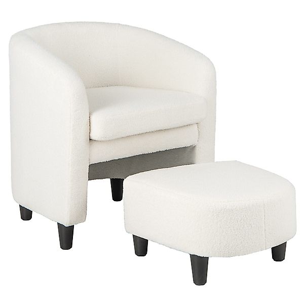 COSTWAY Ohrensessel (2-St., mit Hocker), aus günstig online kaufen