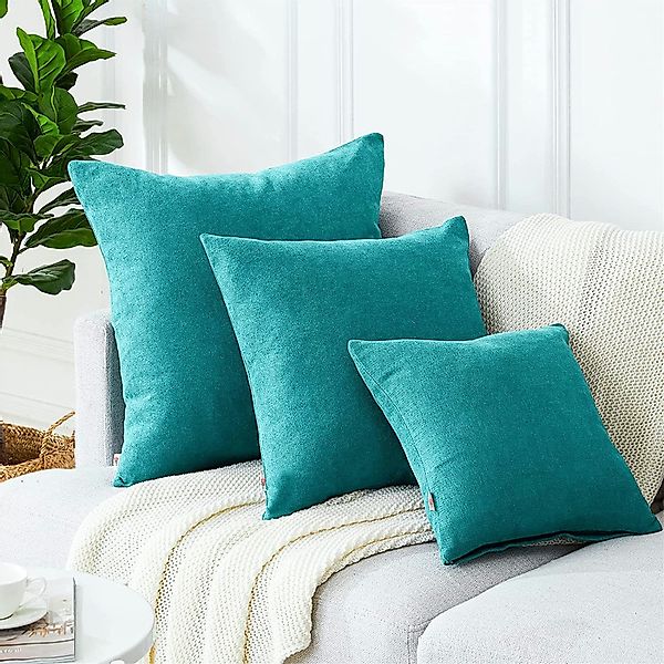 Roseninsel Dekokissen Chenille Kissenbezug & Innenkissen günstig online kaufen