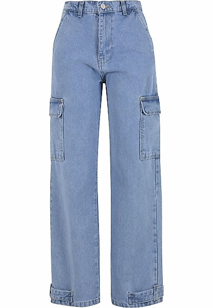 DEF Stoffhose "DEF Damen DEF Cargo Pants Denim" günstig online kaufen