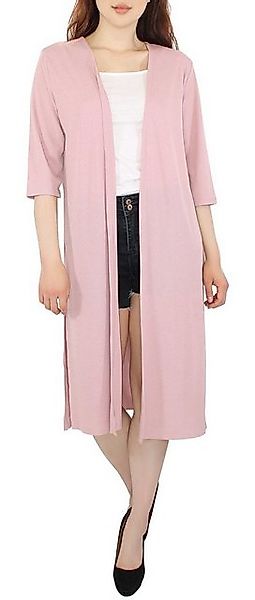 dy_mode Longstrickjacke Damen Cardigan Lang Sommer Long Strickjacke Kurzarm günstig online kaufen