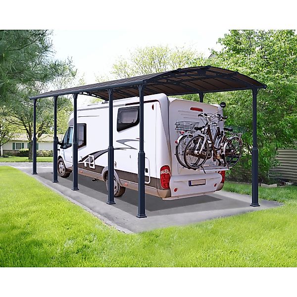 Palram - Canopia Einzelcarport »Alpine« Aluminium 319 cm Anthrazit wartungs günstig online kaufen