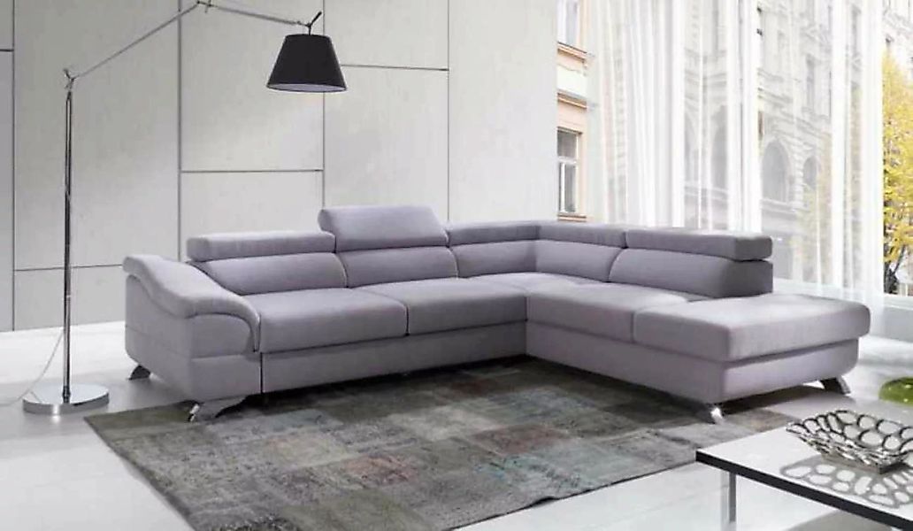 JVmoebel Ecksofa Ecksofa mit Bettfunktion Wohnlandschaft Sofa Ecksofa Couch günstig online kaufen