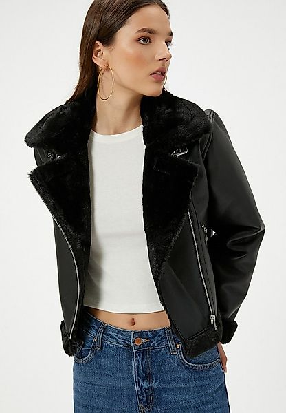 Koton Lederimitatjacke Kunstleder Biker günstig online kaufen