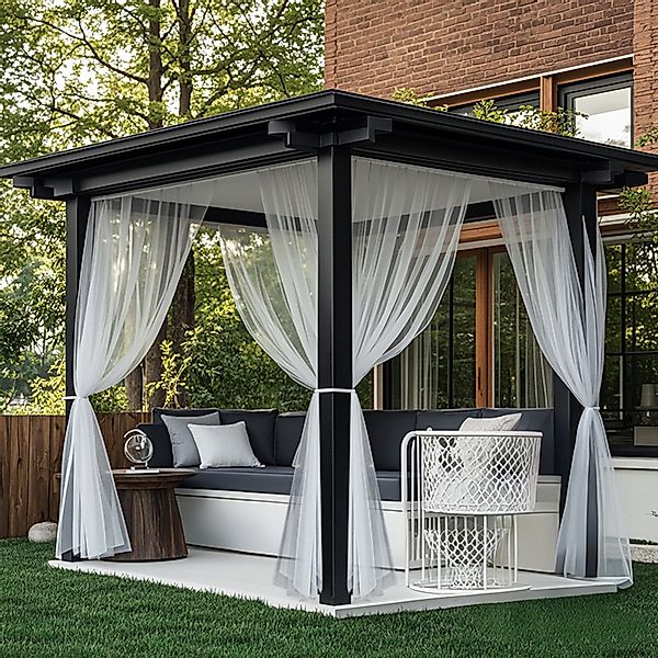 Jibenhome Moskitonetz Outdoor Gardine DIY Verstellbare günstig online kaufen