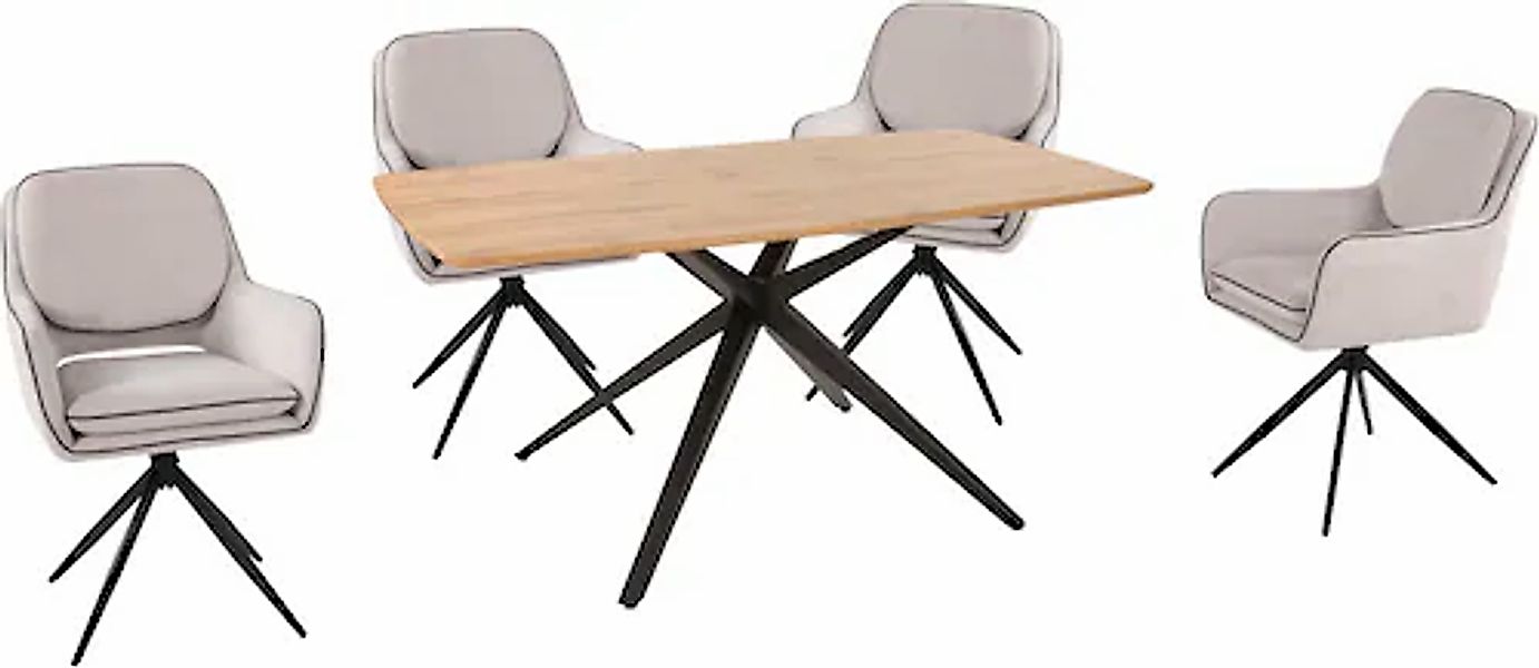 Duo Collection Essgruppe »Emira und Esra«, (Set, 5 tlg.), massives Metalges günstig online kaufen