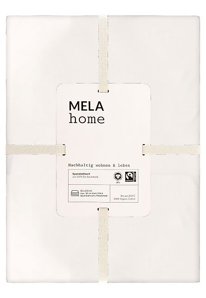 MELA Spannbettlaken Unisex Perkal Spannbetttuch KASOL, günstig online kaufen