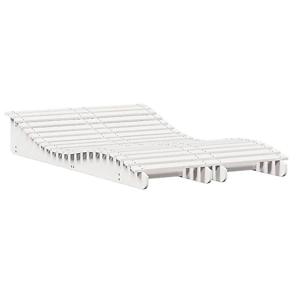 vidaXL Gartenliege Sonnenliegen 2 Stk. Weiß günstig online kaufen